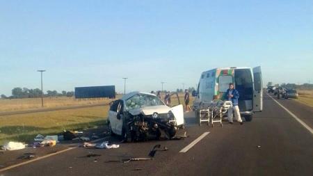 Accident on Highway 2: one dead and four injured at the height of Lezama