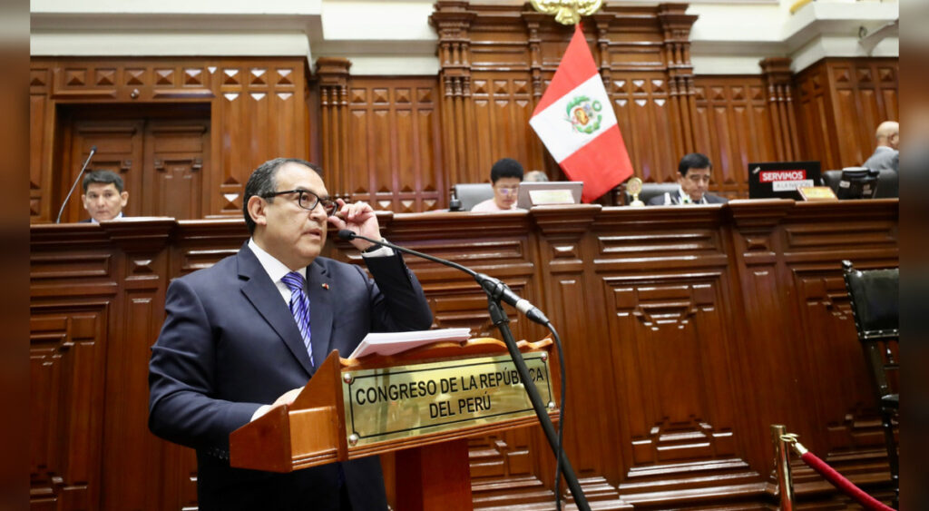 Alberto Otárola: they present a motion for interpellation against the Prime Minister for repression of demonstrations