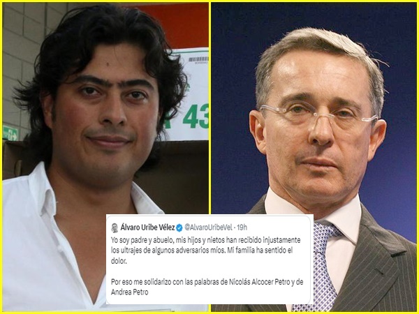Álvaro Uribe se solidarizó con Petro: “Yo soy padre y abuelo”, dijo en twitter