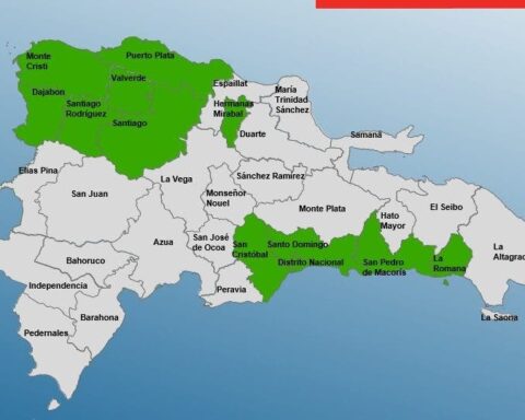 COE aumenta a 12 las provincias en alerta verde por el paso de un sistema frontal