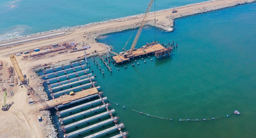 Chancay Port Terminal has a general progress of almost 30%