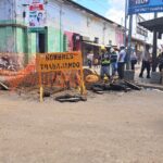 Change of pipes destroys main streets in Jinotepe and causes chaos and disorder