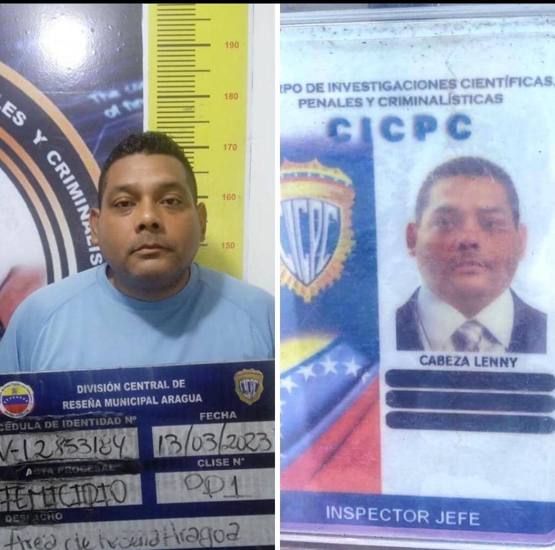 Cicpc agent caught for the murder of his partner