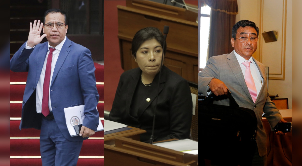 Congress: recommends indicting Betssy Chávez, Roberto Sánchez and Willy Huerta for rebellion