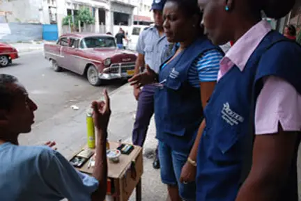 Inspectores, Cuba, Cuentapropistas