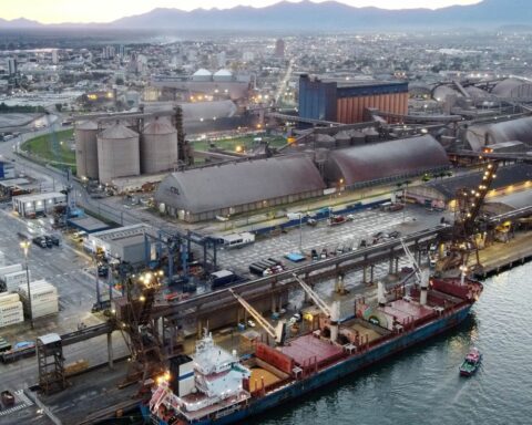 Eight foreigners are detained on a ship in the Port of Paranaguá