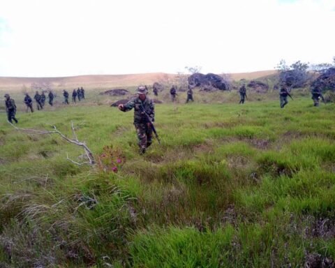 FANB dismantled illegal mining camp in Parque Yapacana