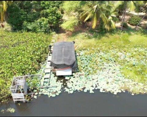 FANB dismantles raft used for illegal mining in Bolívar