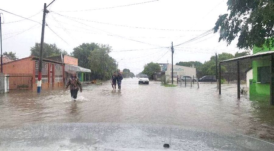 Five departments declared in emergency due to flooding