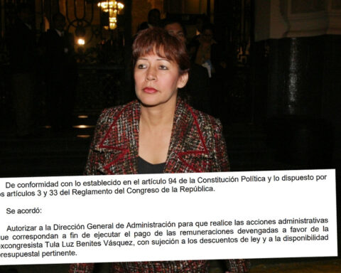 Former member of Tula Benites will receive more than S/740,000 from Congress