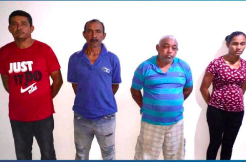 Four arrested for killing peasant leader
