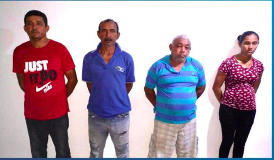 Four arrested for killing peasant leader