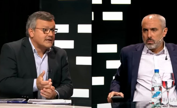 Hot crossing of Gabriel Pereyra with Santiago González on VTV:  "Does it bother you that you have been exposed?"