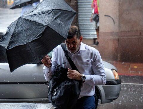 Inumet again updated the orange and yellow alerts for strong storms and heavy rains