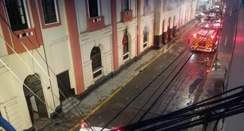 Lambayeque: They warn of the possible collapse of the Judicial Palace due to fire