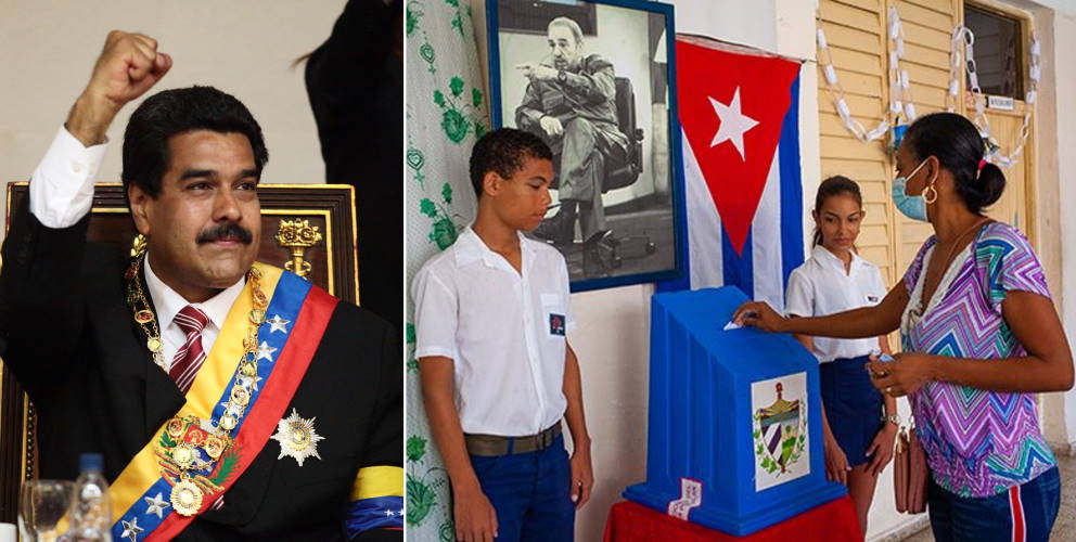 Nicolás Maduro, Votación en Cuba, Elecciones