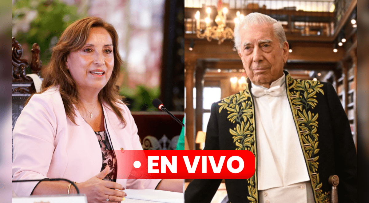 Mario Vargas Llosa LIVE: writer will be awarded the Order El Sol del Perú by Dina Boluarte