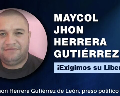 Maycol Herrera, one of the 37 political prisoners that Ortega keeps in jail