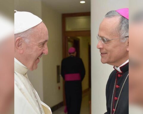 Monsignor Báez congratulates Pope Francis for his 10 years at the helm of the Catholic Church