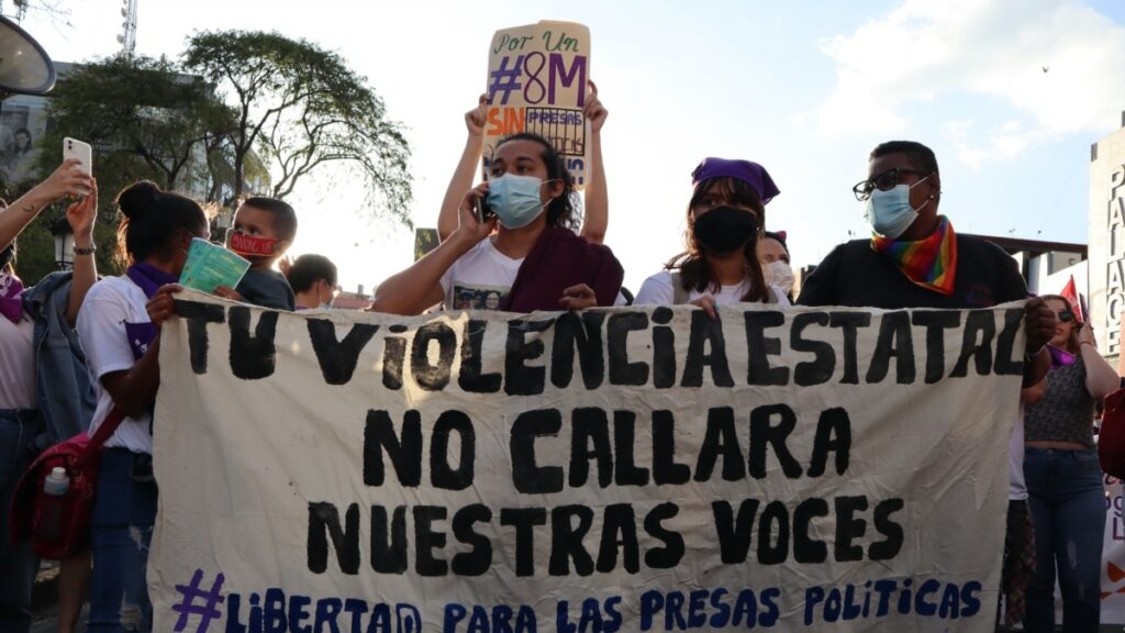 Nicaraguan women, without the right to demonstrate in Nicaragua for the fifth consecutive year