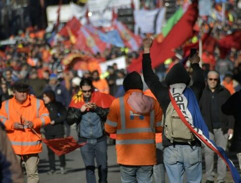 On strike, this Thursday the PIT-CNT will march to the Legislative Palace against the pension reform