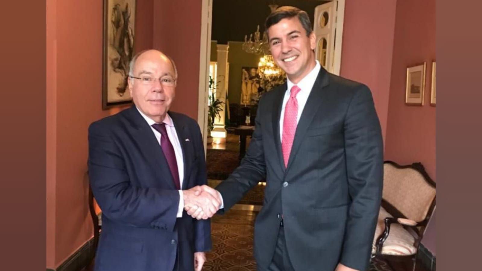 Peña meets with the Brazilian Foreign Minister in search of strengthening the bilateral relationship