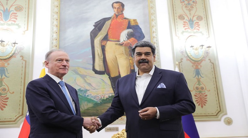 Presidente Maduro recibe en Miraflores al secretario del Consejo de Seguridad de Rusia