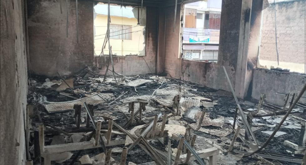 Puno: Vandals also burned the judicial headquarters of the Juli district