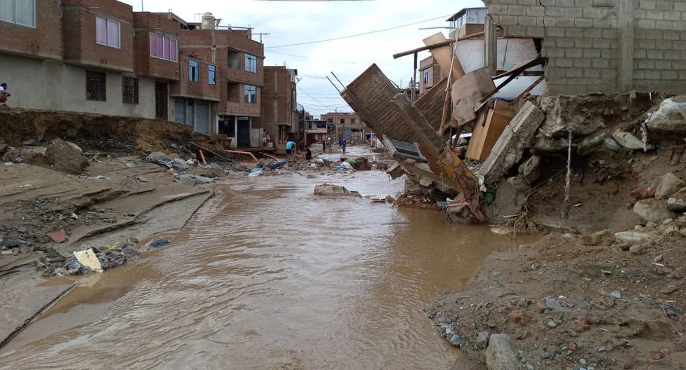 Rains in La Libertad: 771 houses collapsed and 15,805 people affected