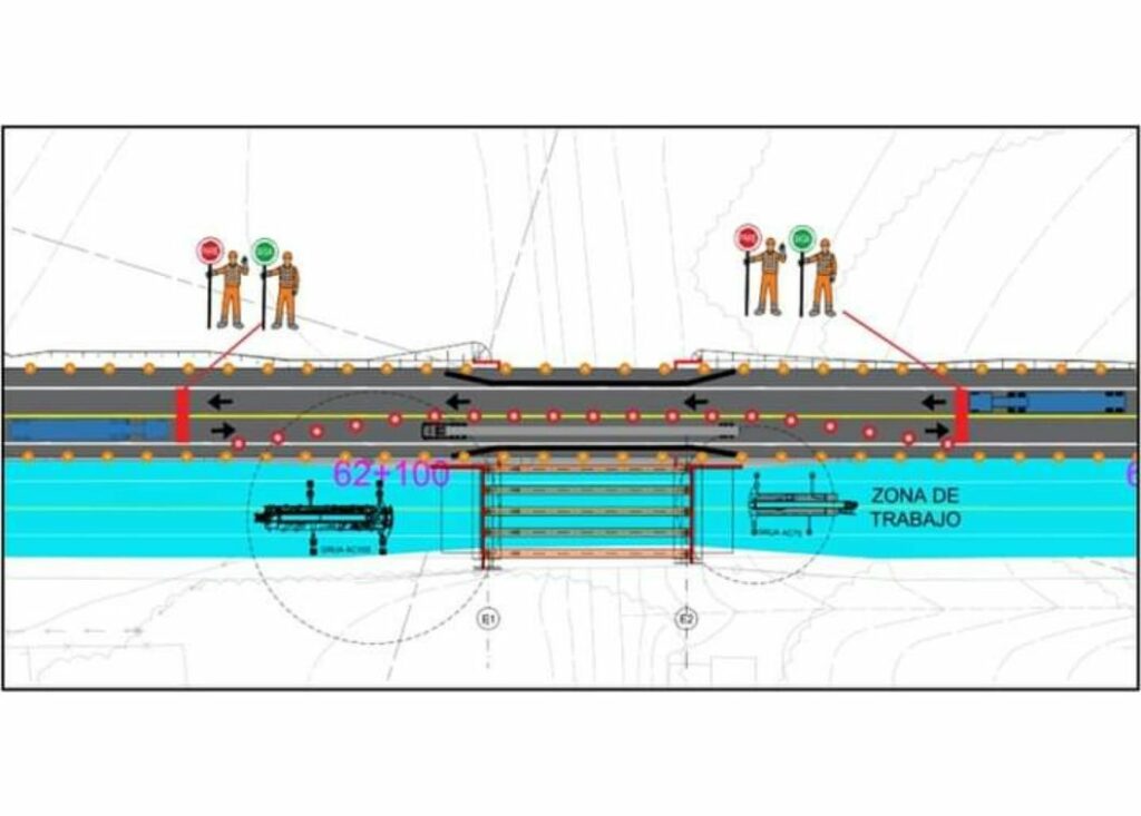 Route PY02: Detours apply for the construction of the bridge over the Ytu stream