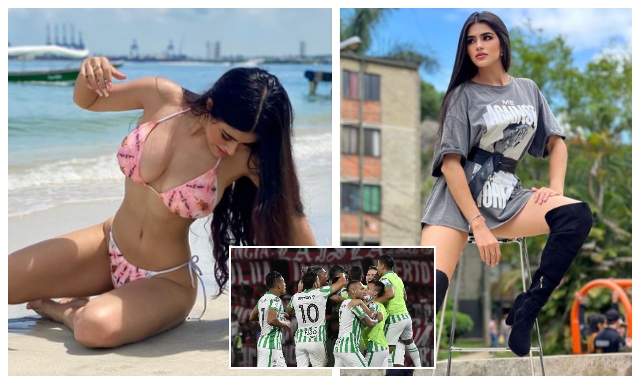 Sensual model says that all the Nacional players have flirted with her, but she supports the DIM