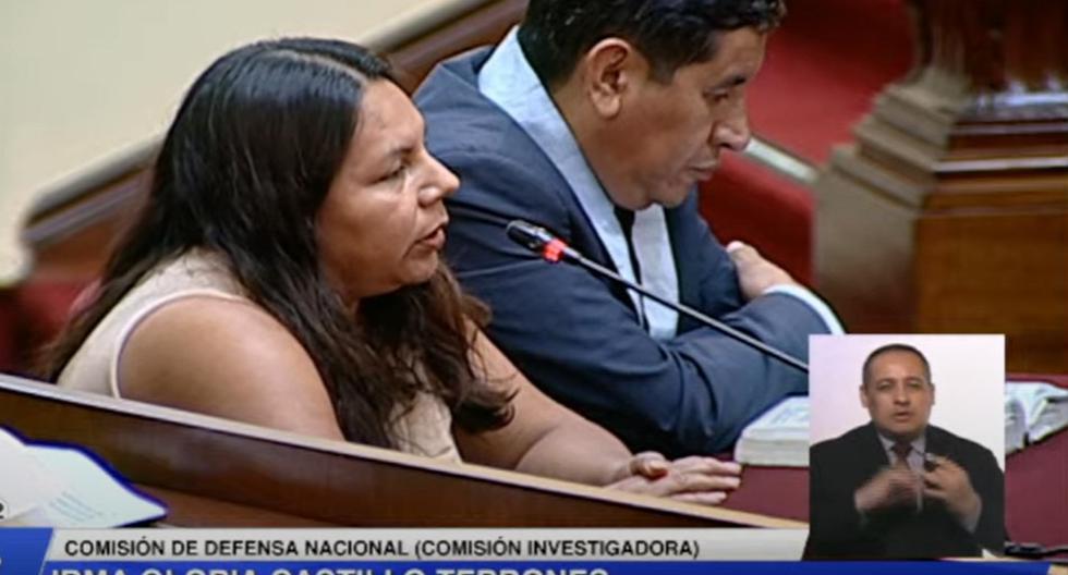 Sisters of Pedro Castillo kept silent before the Defense Commission for the use of aircraft in favor of relatives