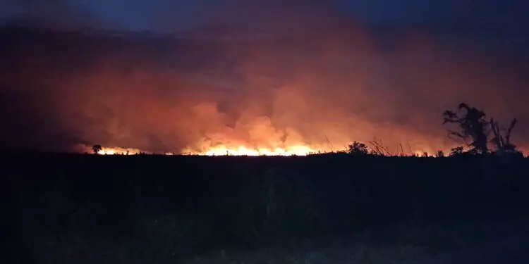 incendio, Ciénaga de Zapata