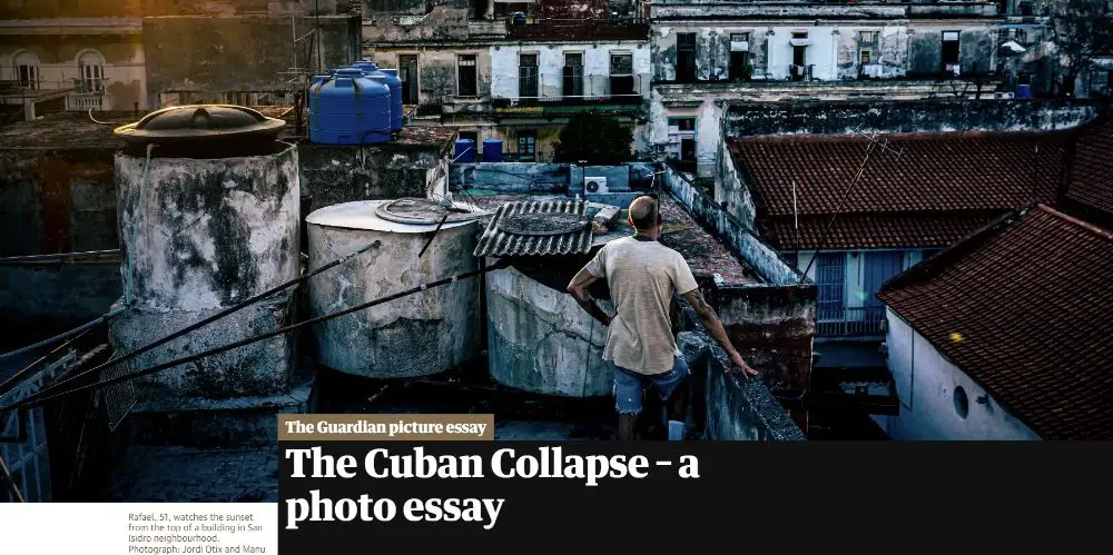 The Guardian, Cuba, El colapso cubano
