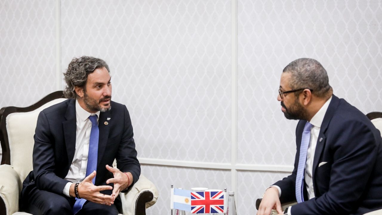 The Foreign Ministry announced that it ended a trade pact with Great Britain for the Malvinas
