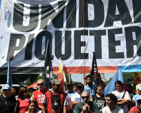 The Piquetera Unit holds a national plenary in the Plaza de Mayo