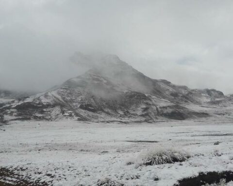 They announce heavy rains, snowfall and gusts of wind in two provinces of Huancavelica