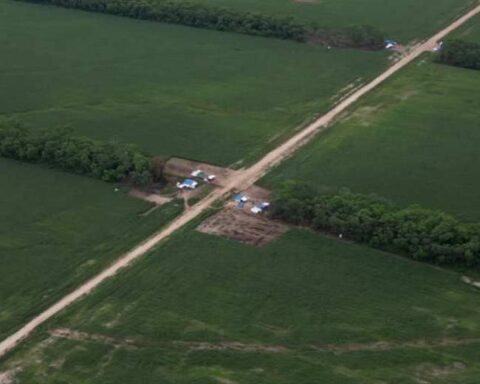They denounce that "subduers" of the Santagro property intend to negotiate the 1,800 hectares of soybeans ready to harvest