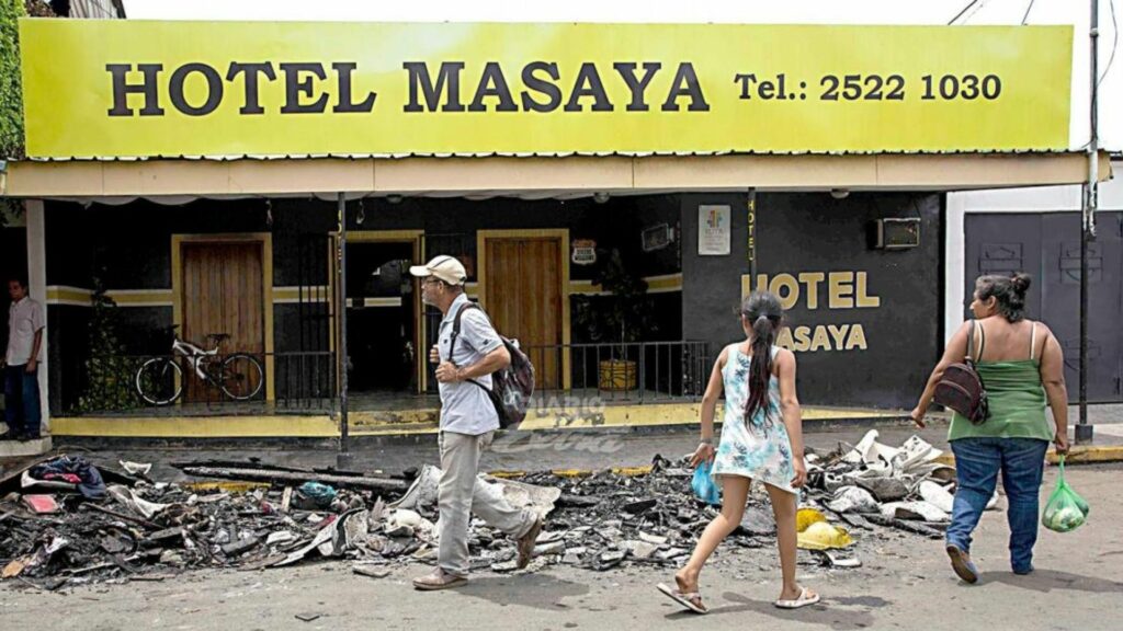 They denounce the takeover of the Hotel Masaya, owned by Cristhian Fajardo, exiled by Daniel Ortega