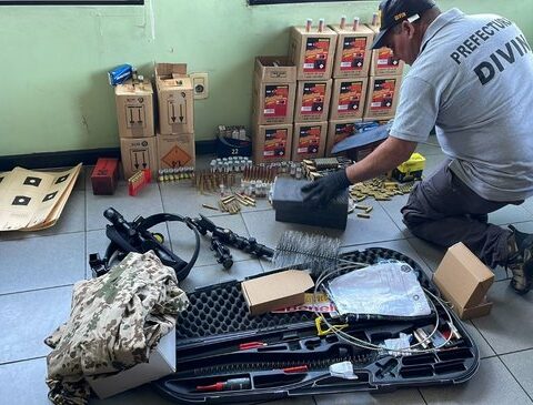 They indicted a German and a Swiss for arms trafficking in a container from the port