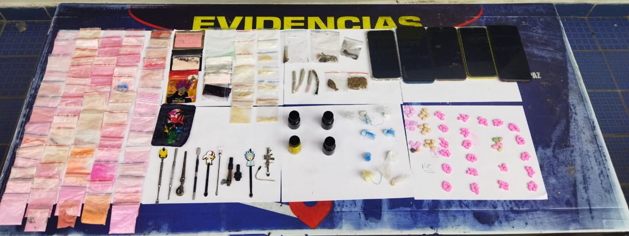 They raid a nightclub in Las Mercedes and seize drugs