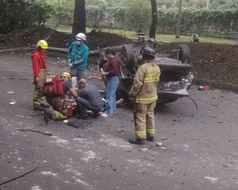 [Video] Apparatus traffic accident leaves three injured in Medellín