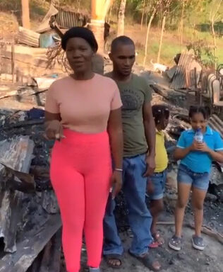 Familia clama por ayuda porque perdieron todo en un incendio.