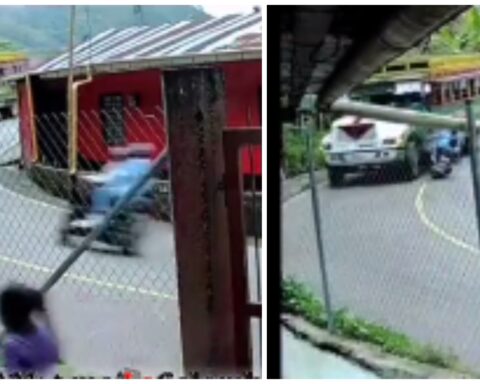 [Video] Motorcyclist almost lost his life by going at full speed in a curve: he was saved by a miracle