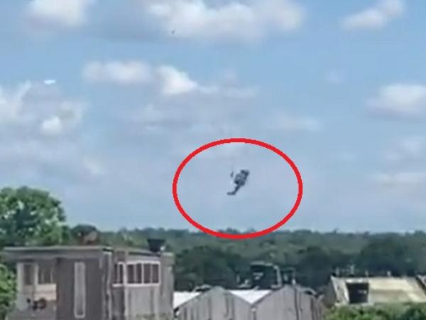 Video: an Army helicopter fell in a Quibdó neighborhood