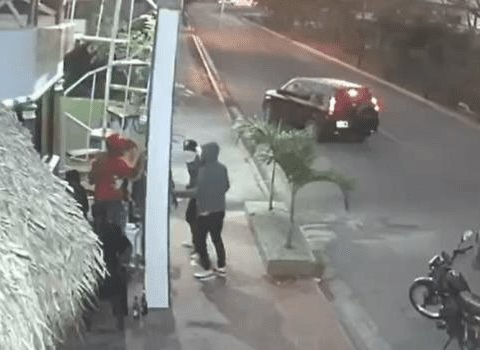 Video shows armed assault on a business in Hato Mayor