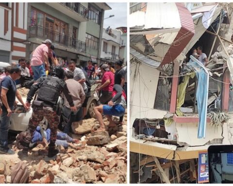 [Videos] Impressive images of the strong earthquake in Ecuador: there are already fatalities
