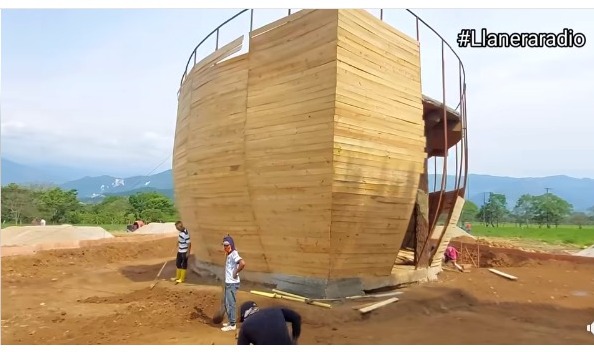 "A journey through time", in Colombia they build a 'Noah's Ark' as a religious tourism project