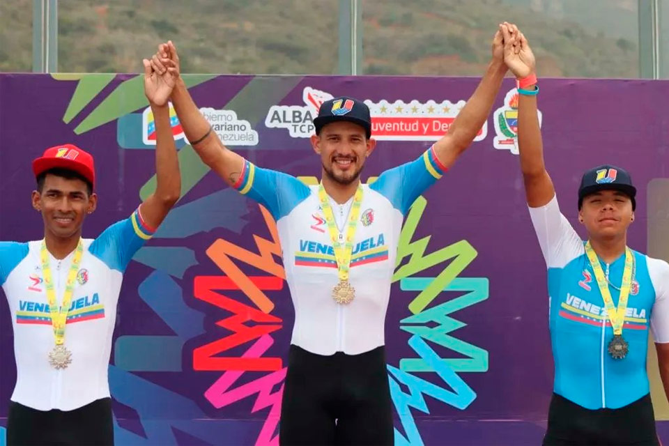 Alba 2023 Games open with gold for Venezuela in road cycling