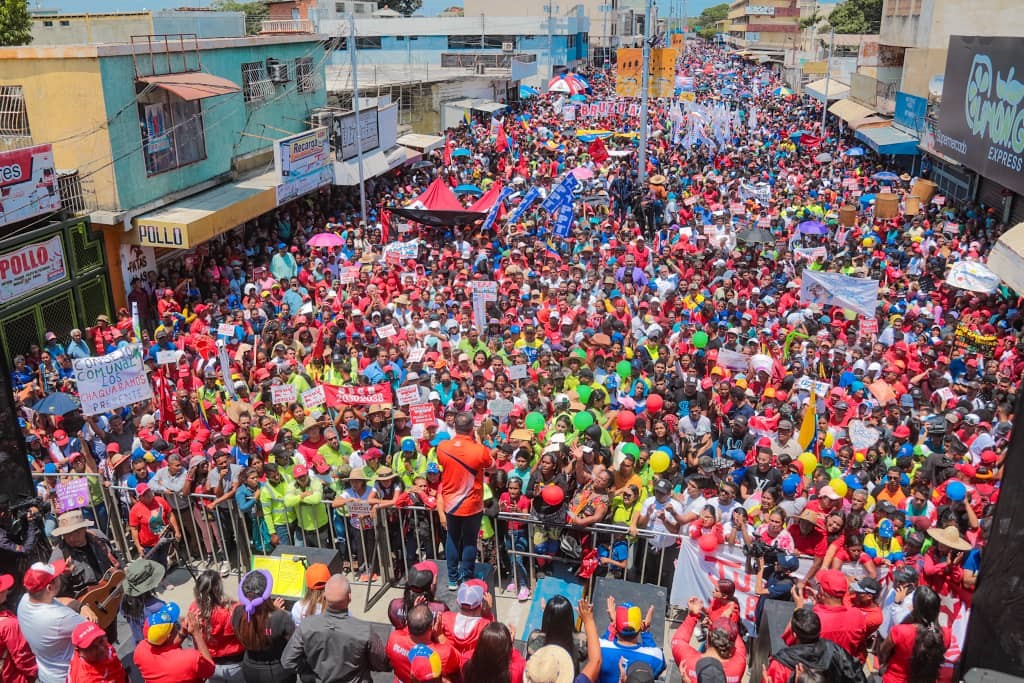 Anzoátegui commemorated the 10 years of victory of President Maduro